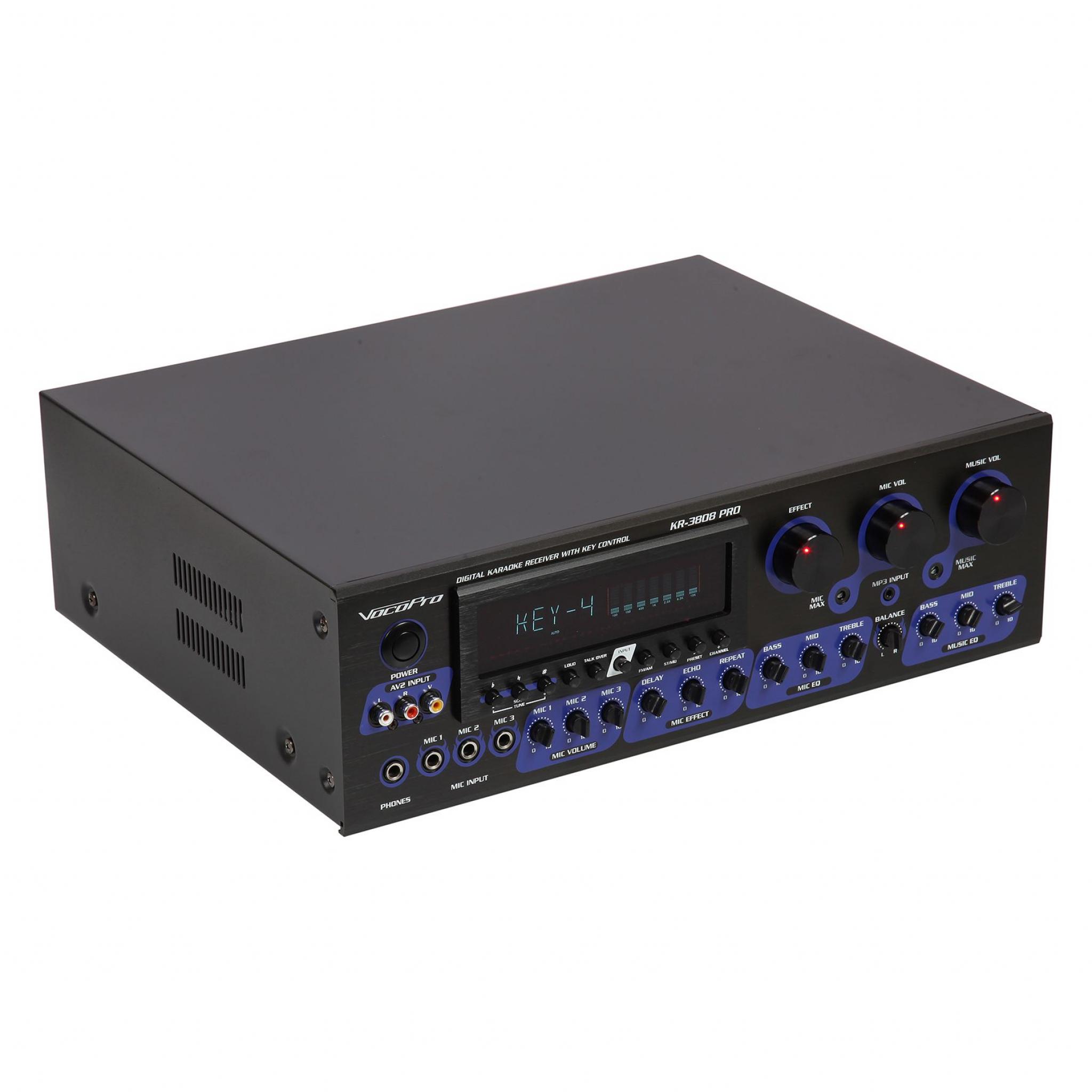VOCOPRO KR3808 KARAOKE MIXER AMPLIFIER