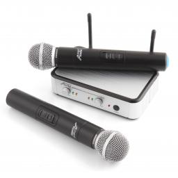 Audio2000s AWM6035U - Twin Mic -Channel UHF Wireless Microphone Systems