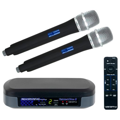 Vocopro TabletOke-II Digital Karaoke Mixer with Wireless Mics and Bluetooth Receiver