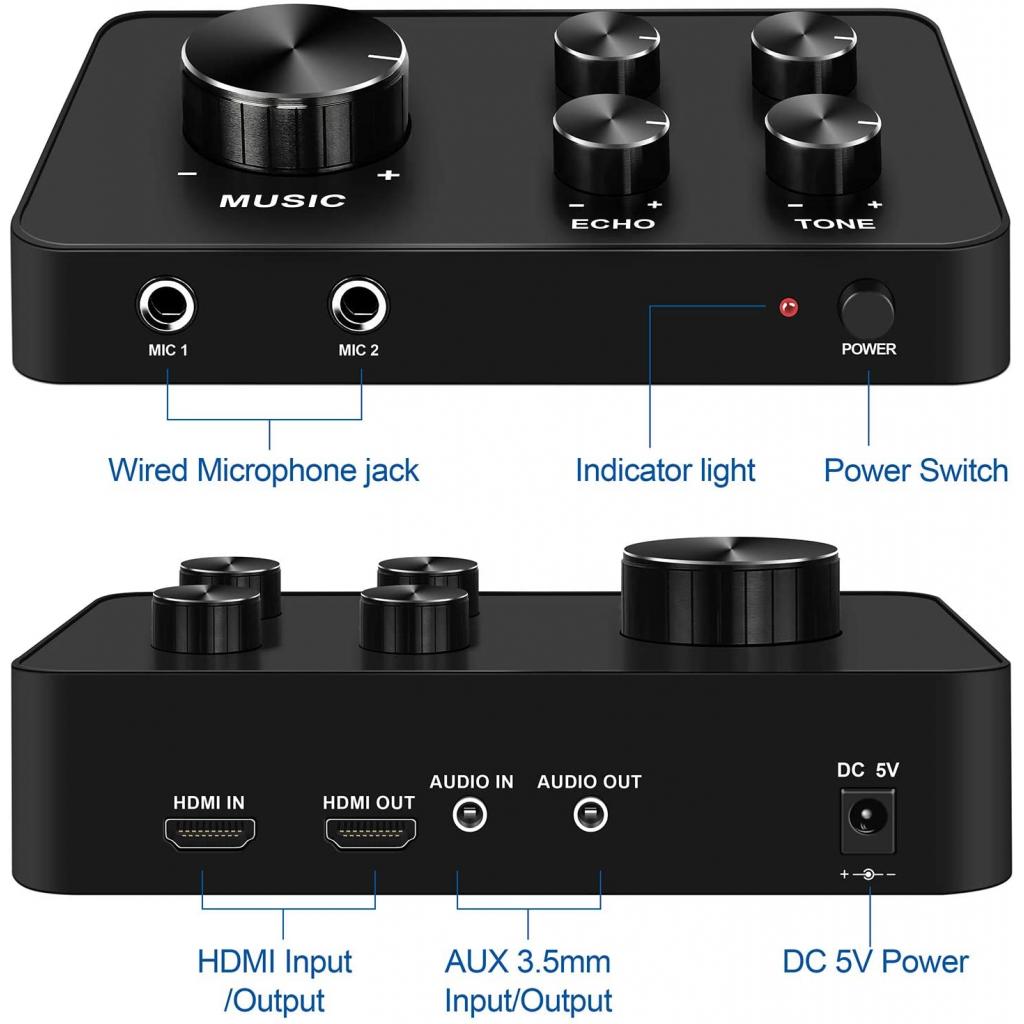 portable microphone mixer