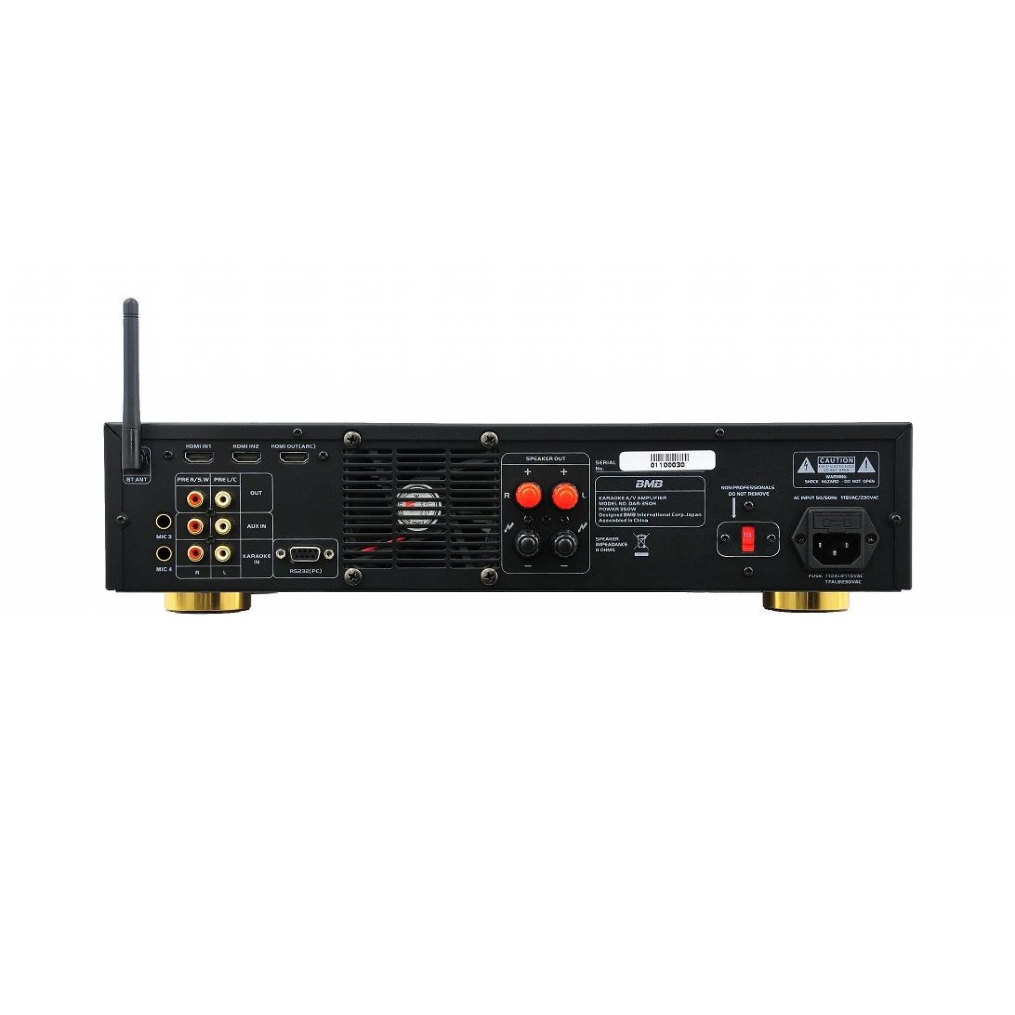 BMB DAR350H 700W 2Channel Karaoke Mixing Amplifier with HDMI and