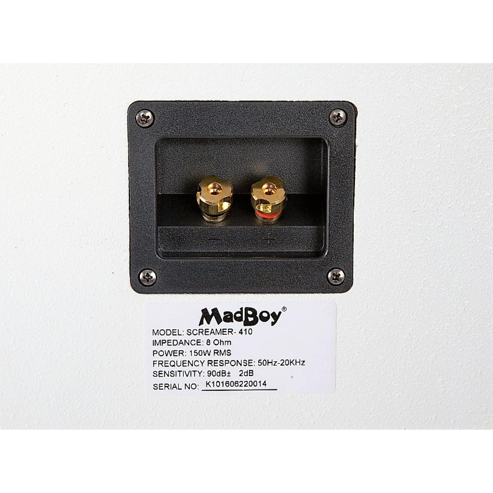 MadBoy® SCREAMER410 10" passive karaoke speakers 2 x 200 W