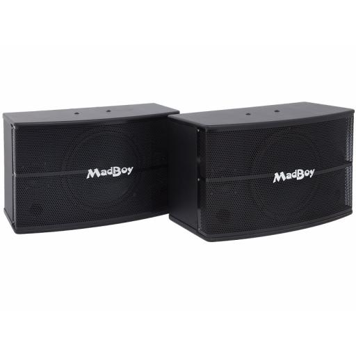 MadBoy® SCREAMER-310 10" passive karaoke speakers 2 x 155 W