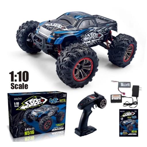 Bluelaser-RC  N516 2.4G 1:10 1/10 Scale Racing Car high speed Supersonic Monster Truck Off-Road Vehicle Electronic Toys