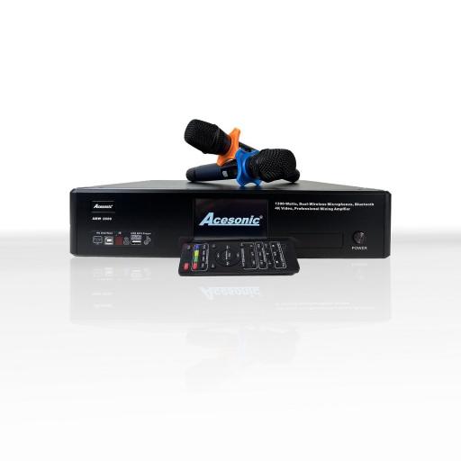 Acesonic AMW-2650 2600W Karaoke Mixing Amplifier with Built-in Bluetooth + Mic system